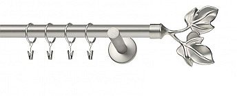 Kovové garnýže jednořadé moderní 16mm - ELIZA chromované