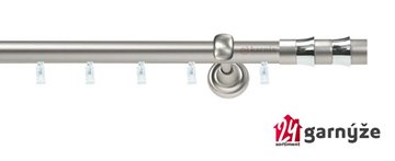 Kovové garnýže jednořadé 19mm - ASPEN FRESNO chromované