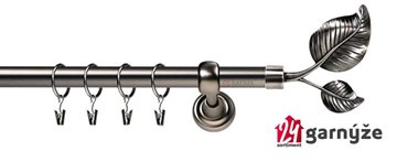 Kovové garnýže jednořadé 19mm - ROMA Sorento antracitové