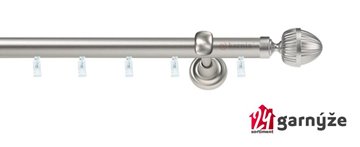 Kovové garnýže jednořadé 19mm - ASPEN MILANO chromované