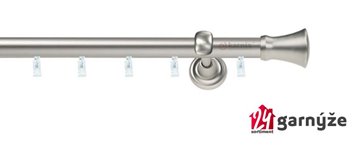 Kovové garnýže jednořadé 19mm - ASPEN MONACO chromované