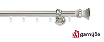 Kovové garnýže jednořadé 19mm - ASPEN ORTO chromované