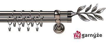 Kovové garnýže dvouřadé 19mm - ROMA Aldis antracitové