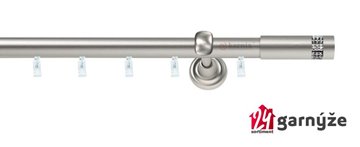 Kovové garnýže jednořadé 19mm - ASPEN OSTELLO CRYSTAL chromované