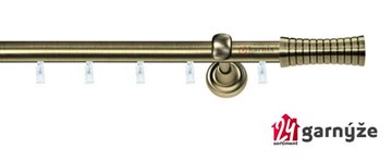 Kovové garnýže jednořadé 19mm - ASPEN GAO mosazné