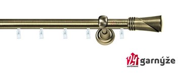 Kovové garnýže jednořadé 19mm - ASPEN LOCA mosazné