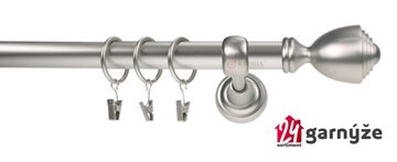 Kovové garnýže jednořadé 25mm - ROMA Avanti 25mm chromované