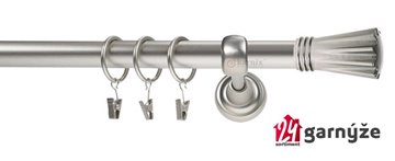 Kovové garnýže jednořadé 25mm - ROMA Matrix 25mm chromované