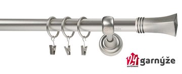 Kovové garnýže jednořadé 25mm - ROMA Porto 25mm chromované