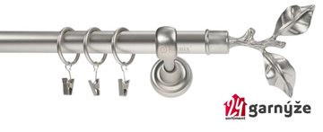 Kovové garnýže jednořadé 25mm - ROMA Větev 25mm chromované