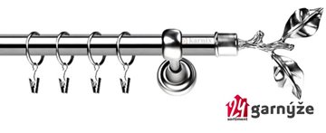 Kovové garnýže jednořadé 25mm - ROMA Větev 25mm nerezové