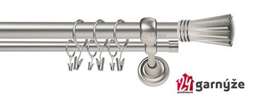 Kovové garnýže dvouřadé 25 a 19mm - ROMA Matrix chromové