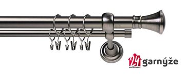 Kovové garnýže dvouřadé 25 a 19mm - ROMA Liberty antracitové