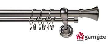 Kovové garnýže dvouřadé 25 a 19mm - ROMA Monaco antracitové