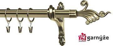 Kovové garnýže jednořadé 25mm - BAROKO Fantazie 25mm mosazné