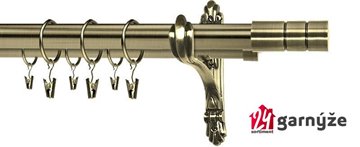 Kovové garnýže dvouřadé 25 a 19mm - BAROKO Cylinder mosazné