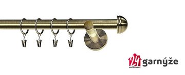 Kovové garnýže jednořadé moderní 16mm - KNOFLÍK mosazné