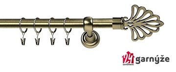 Kovové garnýže levné jednořadé 16mm - WALTZ mosazné