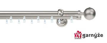 Kovové garnýže dvouřadé 19mm - ASPEN ELEGANT chromové