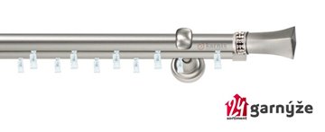 Kovové garnýže dvouřadé s drážkou 19 a 19mm - ALDIS Plus mosazné