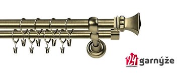 Kovové garnýže dvouřadé 25 a 25mm - ROMA ORTO mosazné