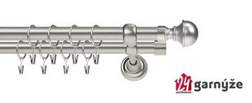 Kovové garnýže dvouřadé 25 a 25mm - ROMA BELLA chromové