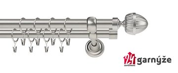 Kovové garnýže dvouřadé 25 a 25mm - ROMA MILANO chromové