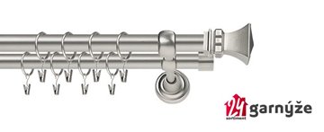 Kovové garnýže dvouřadé 25 a 25mm - ROMA ORTO chromové