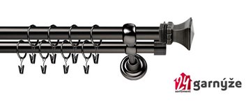 Kovové garnýže dvouřadé 25 a 25mm - ROMA ORTO antracitové