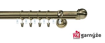 Kovové garnýže dvouřadé s drážkou 19 a 19mm - KNOFLÍK Plus mosazné