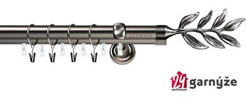 Kovové garnýže dvouřadé s drážkou 19 a 19mm - ALDIS Plus antracitové