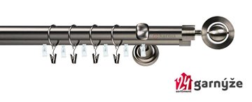 Kovové garnýže dvouřadé s drážkou 19 a 19mm - ALPI Plus antracitové