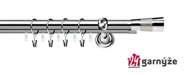 Kovové garnýže dvouřadé s drážkou 19 a 19mm - DORIS Plus nerezové