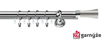 Kovové garnýže dvouřadé s drážkou 19 a 19mm - FIONA Plus nerezové