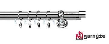 Kovové garnýže dvouřadé s drážkou 19 a 19mm - LUNA Plus nerezové