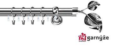 Kovové garnýže dvouřadé s drážkou 19 a 19mm - SORENTO Plus nerezové