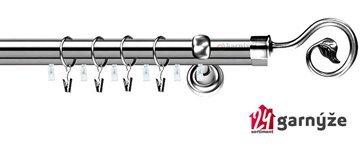 Kovové garnýže dvouřadé s drážkou 19 a 19mm - SPIRÁLA Plus nerezové