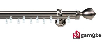 Kovové garnýže dvouřadé 19mm - ASPEN AVANTI antracitové