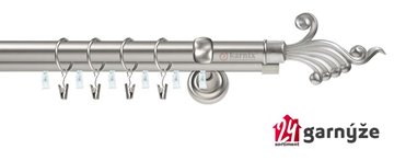 Kovové garnýže dvouřadé s drážkou 25 a 19mm - FANTAZIE Plus chromové