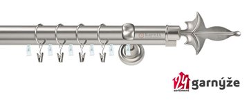 Kovové garnýže dvouřadé s drážkou 25 a 19mm - MEČ Plus chromové