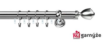 Kovové garnýže dvouřadé s drážkou 25 a 19mm - AVANTI Plus nerezové