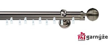 Kovové garnýže dvouřadé 19mm - ASPEN ELEGANT antracitové