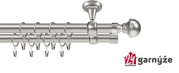 Kovové garnýže dvouřadé stropní 19mm - ROMA BELLA chrom