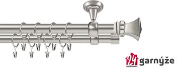 Kovové garnýže dvouřadé stropní 19mm - ROMA ORTO chrom