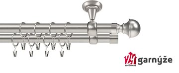 Kovové garnýže dvouřadé stropní 25 a 19mm - ROMA BELLA chrom