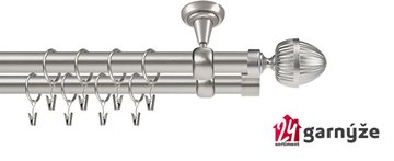 Kovové garnýže dvouřadé stropní 25 a 19mm - ROMA MILANO chrom