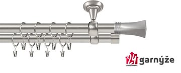 Kovové garnýže dvouřadé stropní 25 a 19mm - ROMA PORTO chrom