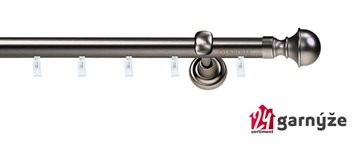 Kovové garnýže jednořadé 19mm - ASPEN BELLA antracitové