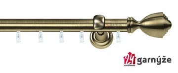 Kovové garnýže jednořadé 25mm - ASPEN AVANTI 25mm mosazné