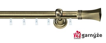 Kovové garnýže jednořadé 25mm - ASPEN PORTO 25mm mosazné